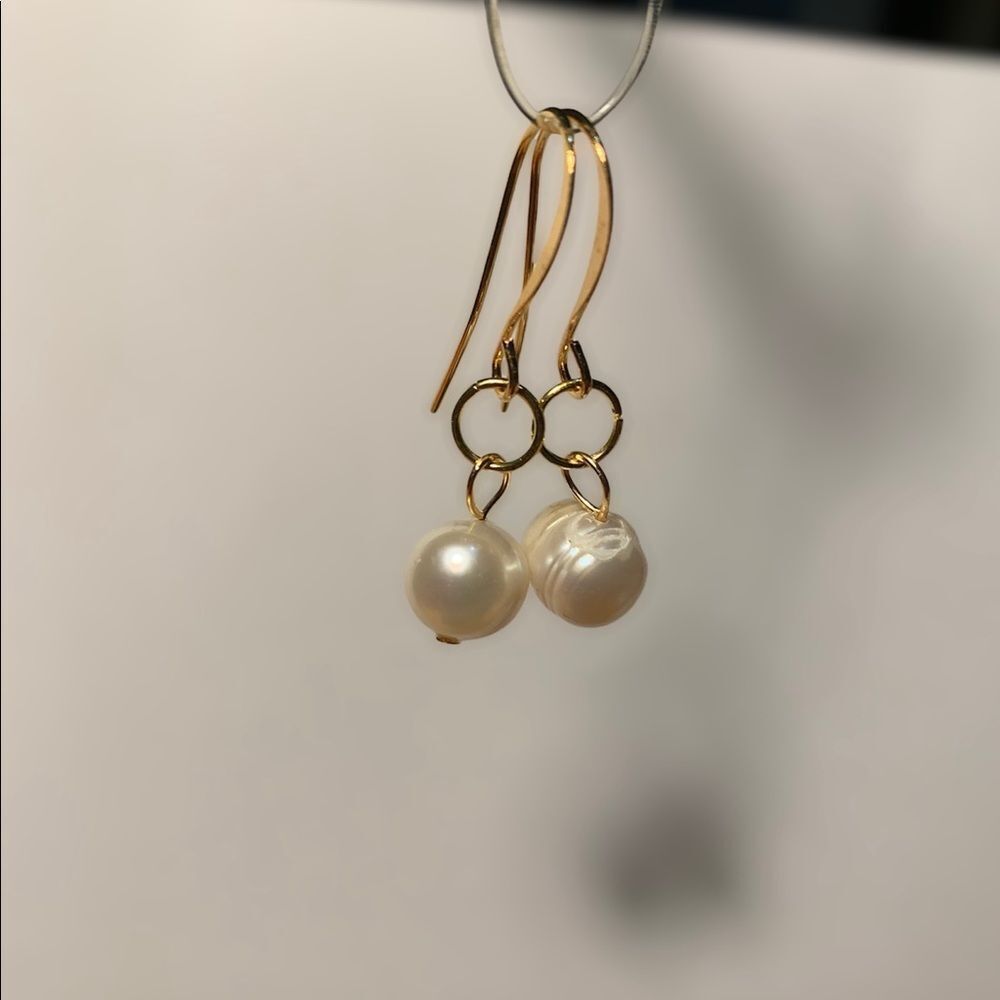 Real Pearl Earrings -NWT